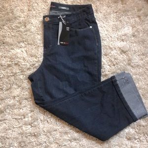 Capri length jeans